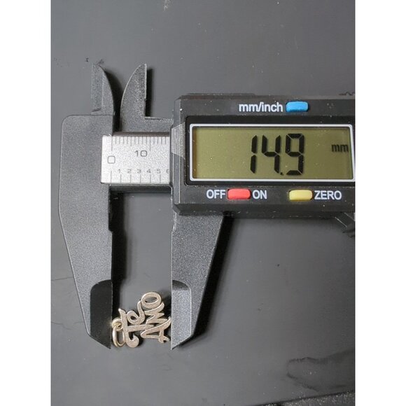 JAMES AVERY 925 Sterling Silver Vintage Te Amo Pendant Love Script Design w/ Box - Picture 5 of 8